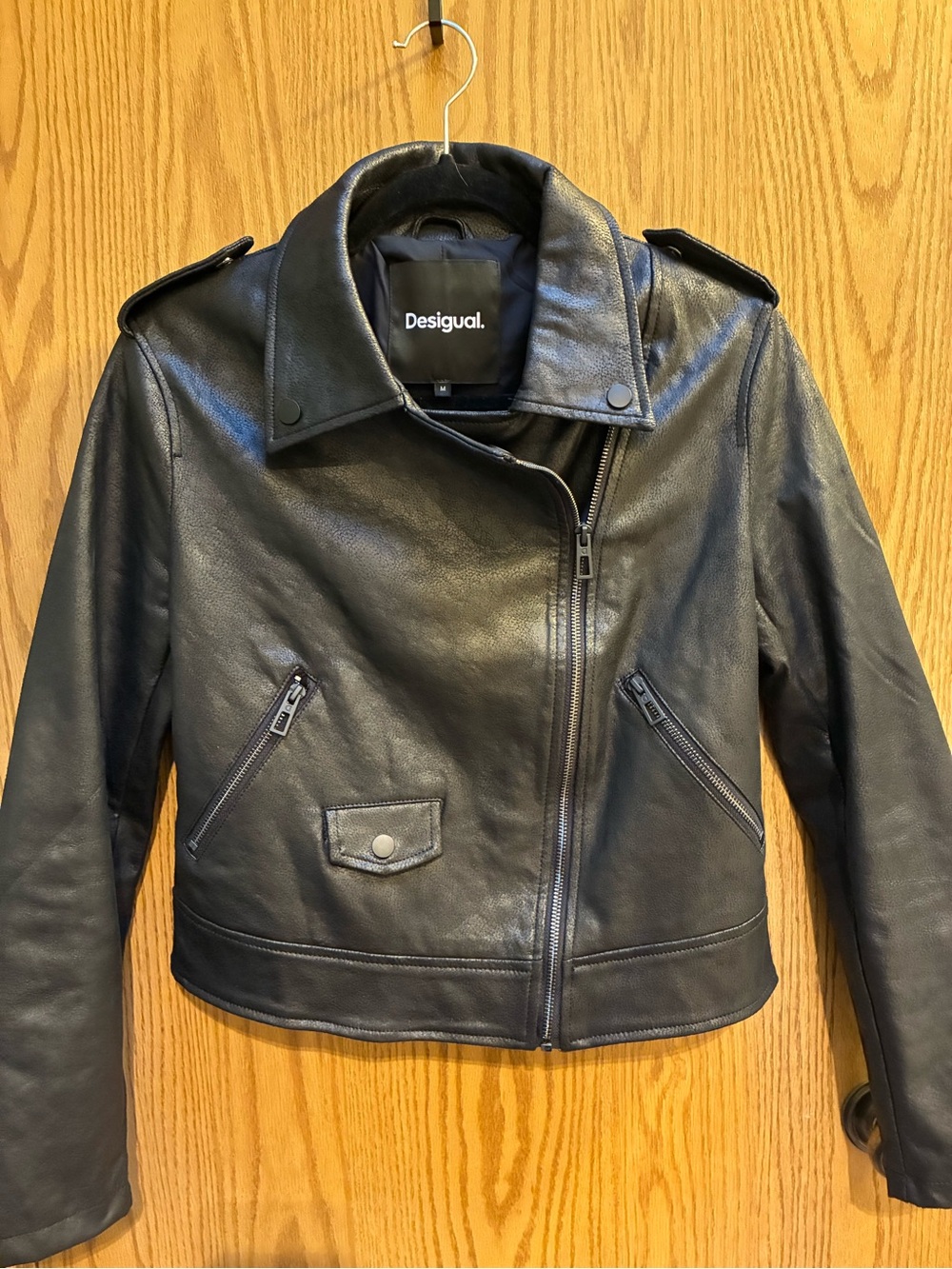 Desigual Faux Leather Moro Jacket